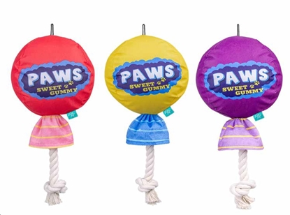 Picture of LeoPet Plush Lollipop Dog Toy | Colorful & Fun Chew Toy